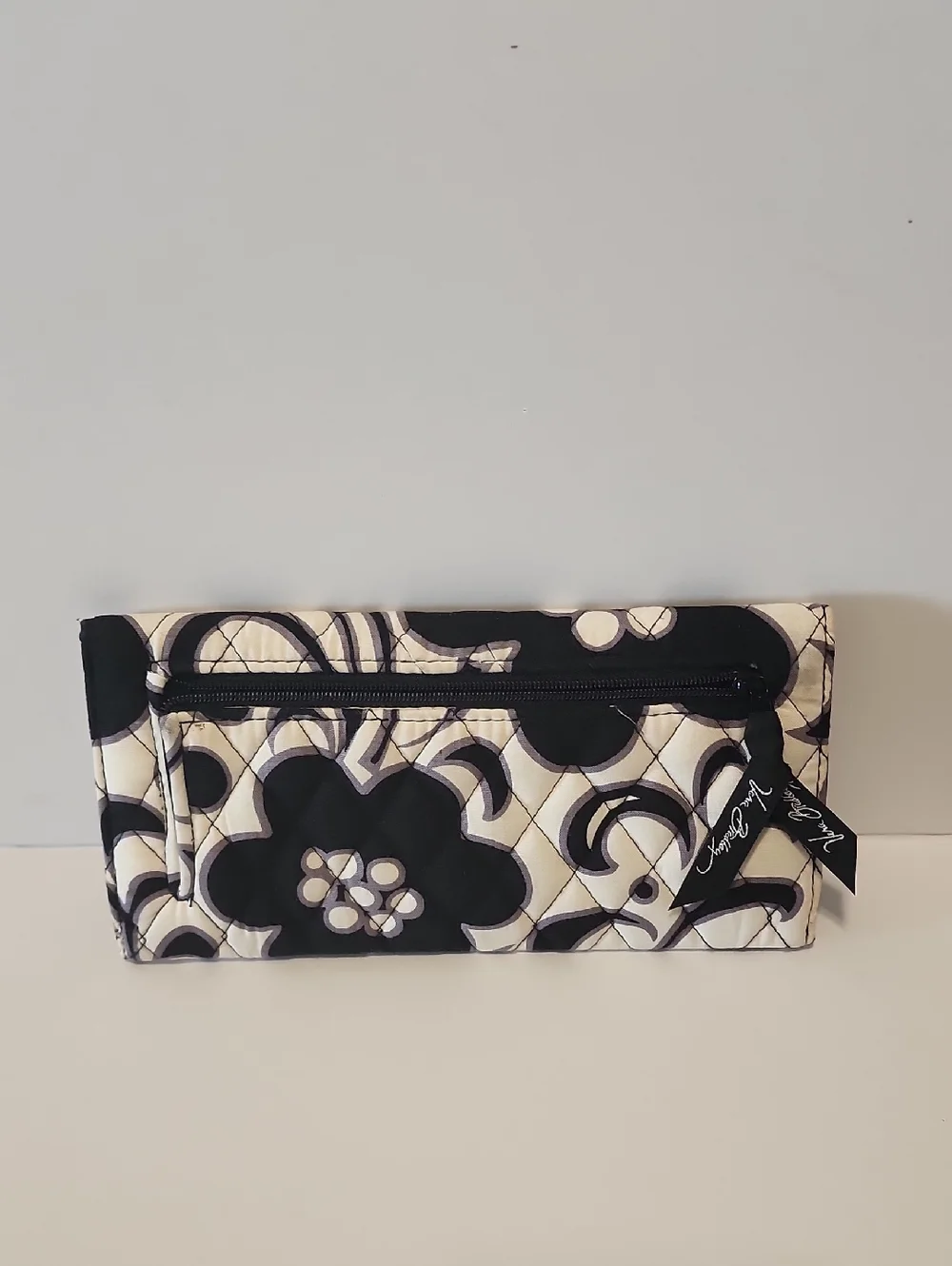 Vera Bradley Black and White Quilted Wallet - Picture 2 of 5